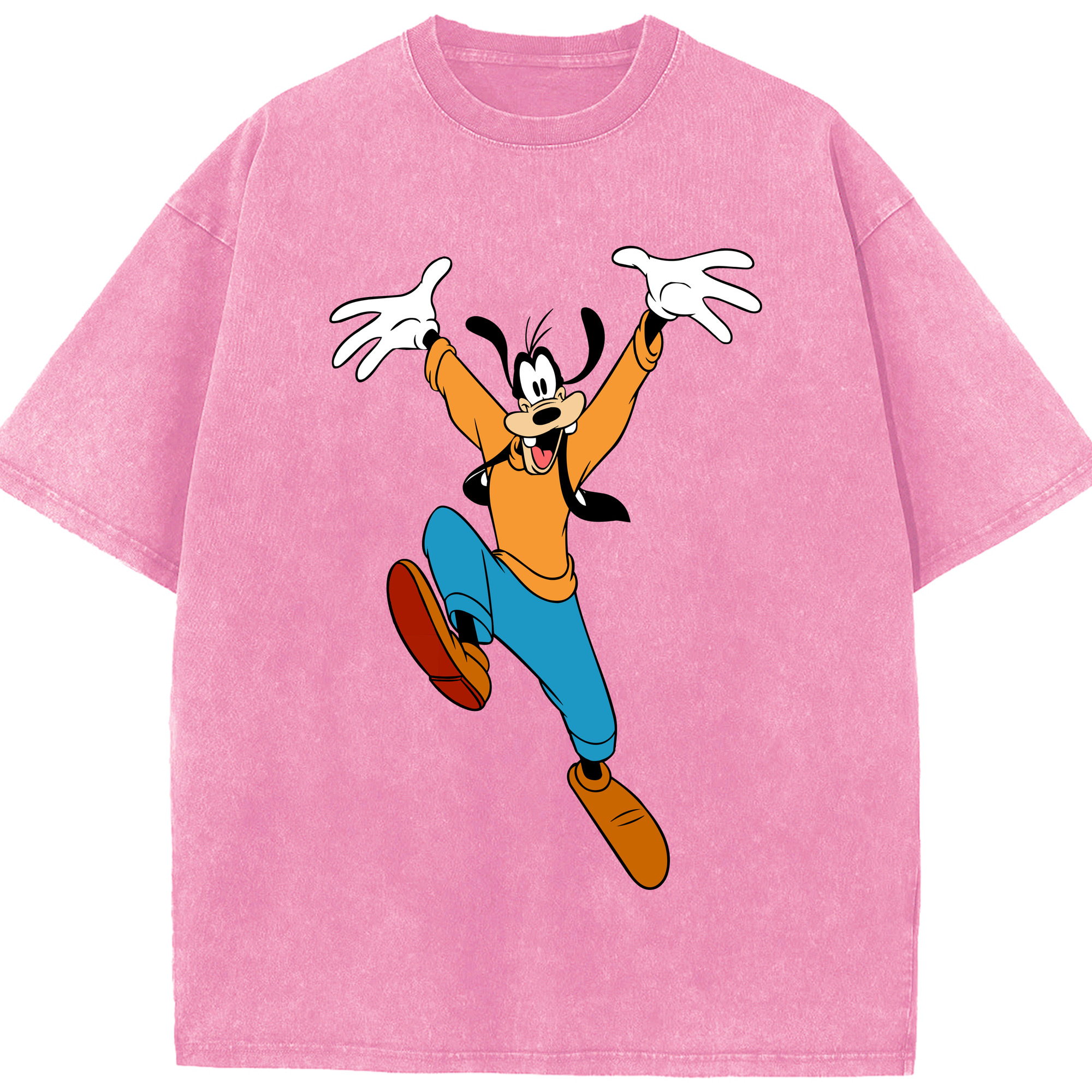 （画像用） ミッキーマウス Mickey Mouse 綿100% ヴィンテージ風 半袖Tシャツ（フロントプリント）